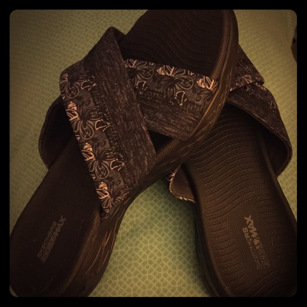 Skechers On-the-Go Monarch sandals black Womens 9